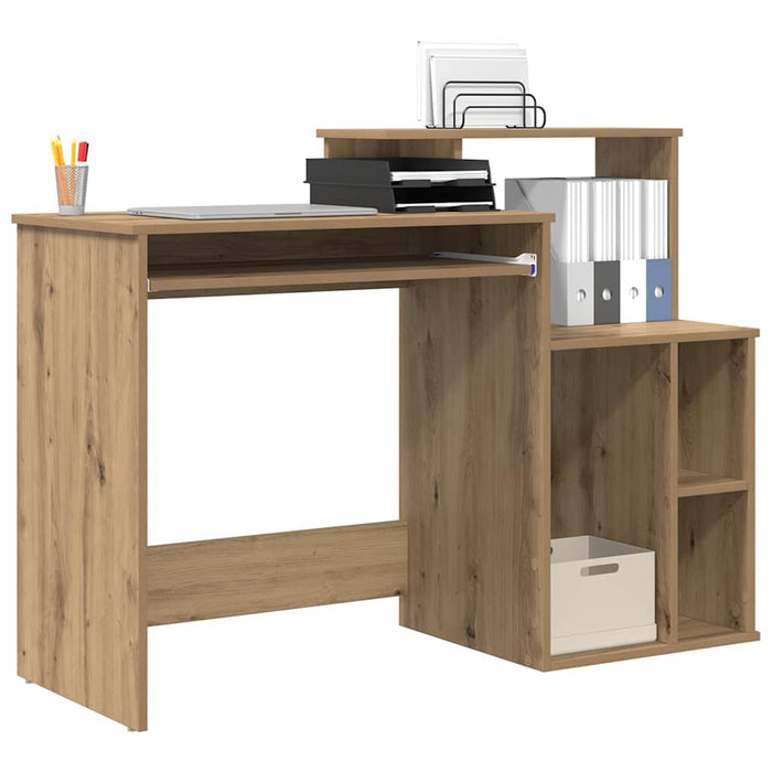 Birou cu depozitare stejar artizanal 120.5 x 44 x 88.5 cm - WALTI WALTI