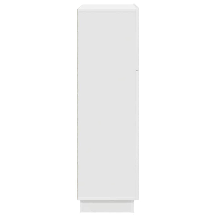 Birou cu raft cu ușă Alb 71.5 x 31.5 x 106.5 cm Lemn compozit - WALTI WALTI