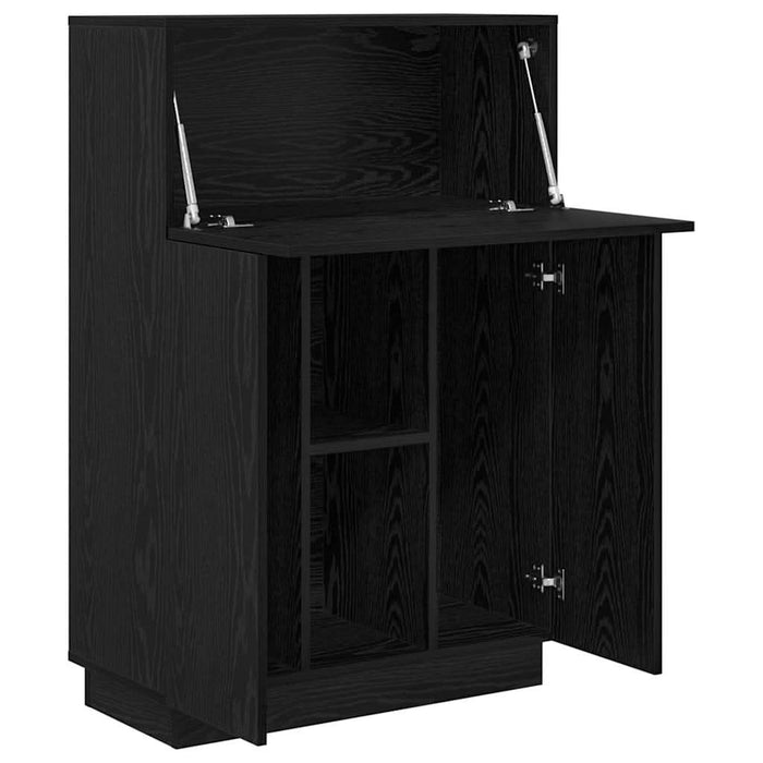 Birou cu raft Stejar Negru 71.5 x 31.5 x 106.5 cm Lemn compozit - WALTI WALTI