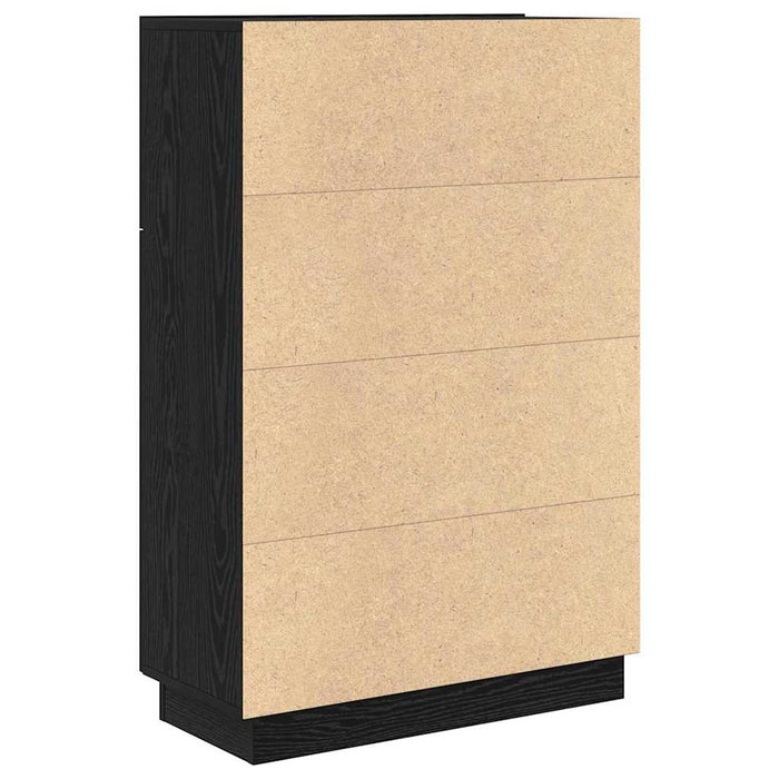 Birou cu raft Stejar Negru 71.5 x 31.5 x 106.5 cm Lemn compozit - WALTI WALTI