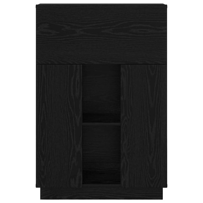 Birou cu raft Stejar Negru 71.5 x 31.5 x 106.5 cm Lemn compozit - WALTI WALTI