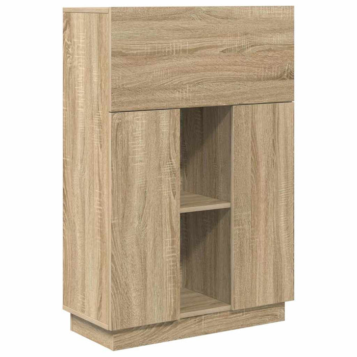 Birou cu ușă Stejar sonoma 71.5 x 31.5 x 106.5 cm Lemn compozit - WALTI WALTI