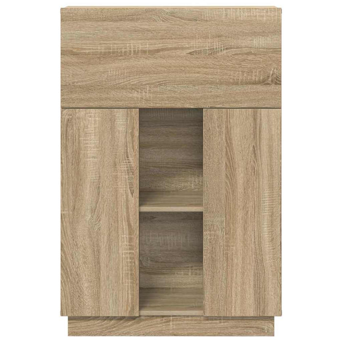 Birou cu ușă Stejar sonoma 71.5 x 31.5 x 106.5 cm Lemn compozit - WALTI WALTI