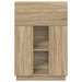 Birou cu ușă Stejar sonoma 71.5 x 31.5 x 106.5 cm Lemn compozit - WALTI WALTI