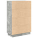 Birou cu raft cu ușă Gri 71.5 x 31.5 x 106.5 cm Lemn compozit - WALTI WALTI
