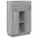 Birou cu raft cu ușă Gri 71.5 x 31.5 x 106.5 cm Lemn compozit - WALTI WALTI
