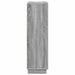 Birou cu raft cu ușă Gri 71.5 x 31.5 x 106.5 cm Lemn compozit - WALTI WALTI