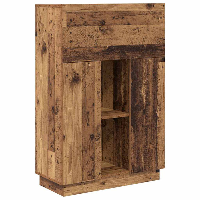 Birou cu raft Lemn vechi 71.5 x 31.5 x 106.5 cm Lemn compozit - WALTI WALTI