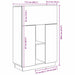 Birou stejar artizanal 71.5 x 31.5 x 106.5 cm Lemn compozit - WALTI WALTI