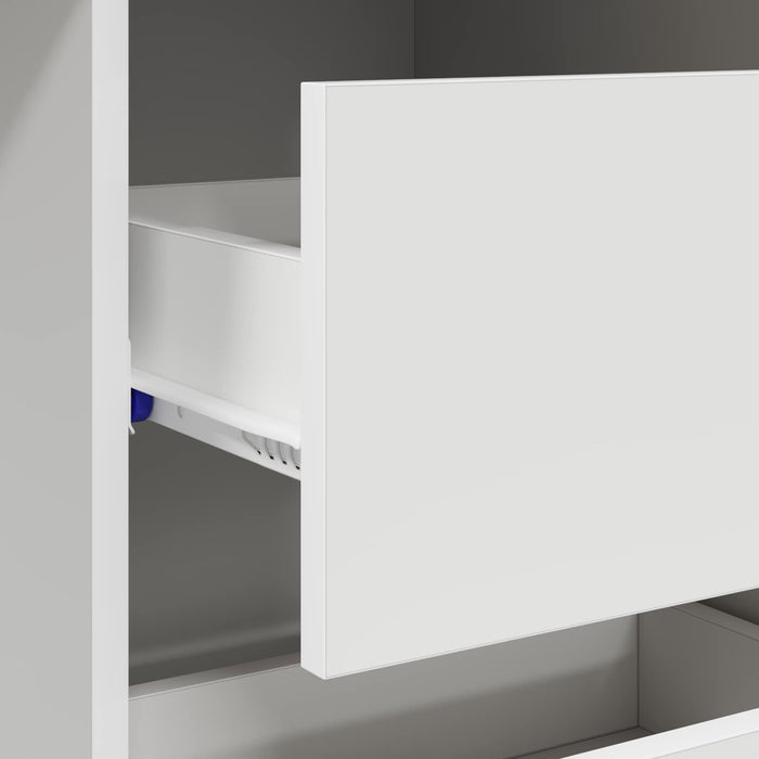 Birou cu sertar Alb 90 x 37.5 x 75 cm Lemn compozit - WALTI WALTI