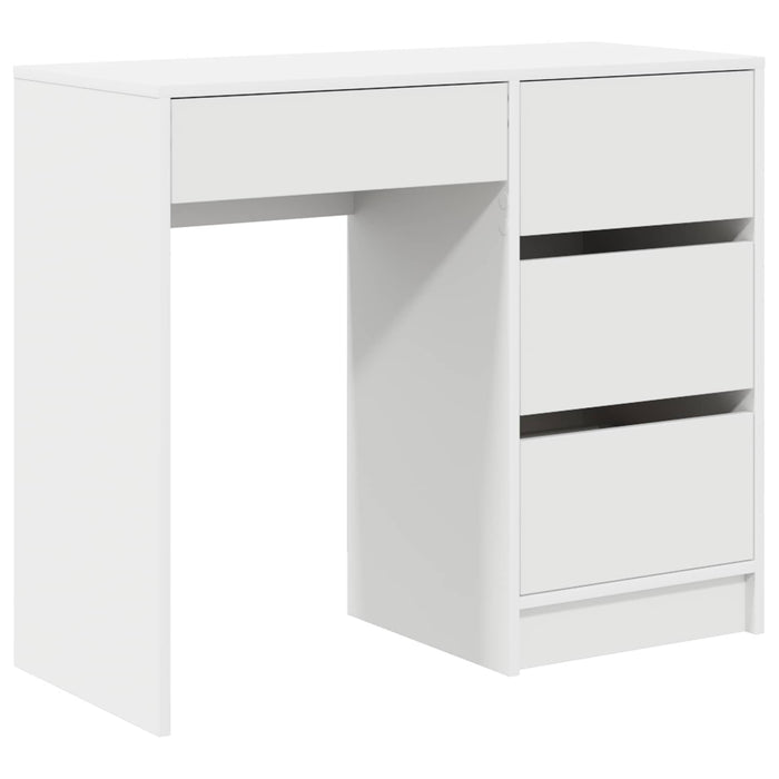 Birou cu sertar Alb 90 x 37.5 x 75 cm Lemn compozit - WALTI WALTI