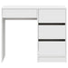 Birou cu sertar Alb 90 x 37.5 x 75 cm Lemn compozit - WALTI WALTI
