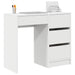 Birou cu sertar Alb 90 x 37.5 x 75 cm Lemn compozit - WALTI WALTI