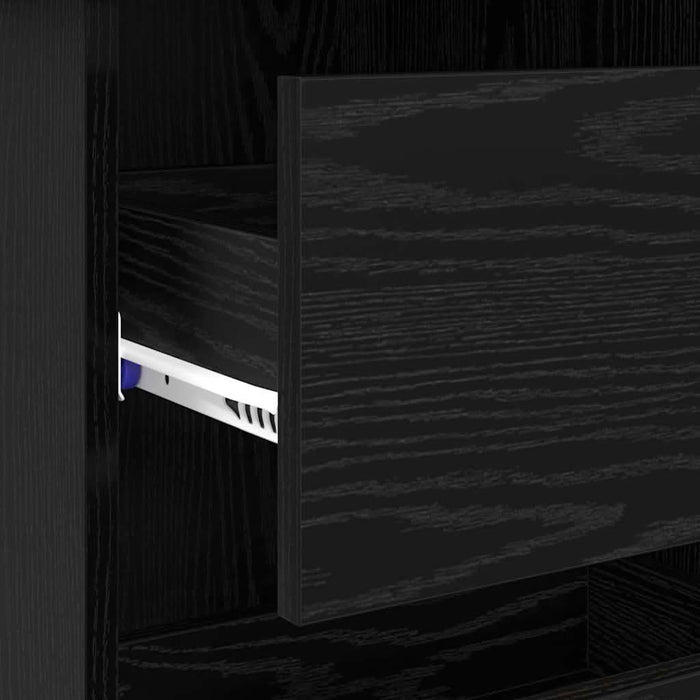 Birou cu sertar Stejar negru 90 x 37.5 x 75 cm Lemn compozit - WALTI WALTI