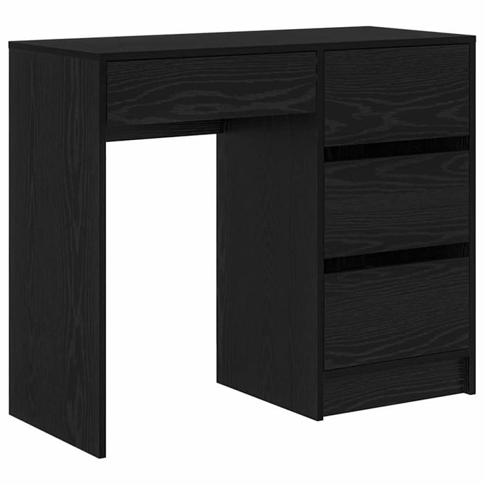 Birou cu sertar Stejar negru 90 x 37.5 x 75 cm Lemn compozit - WALTI WALTI