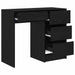 Birou cu sertar Stejar negru 90 x 37.5 x 75 cm Lemn compozit - WALTI WALTI