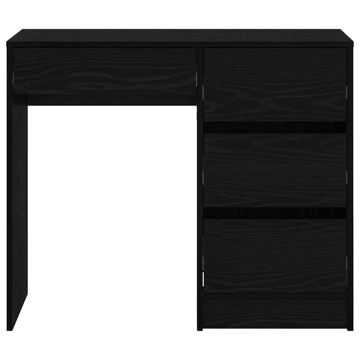 Birou cu sertar Stejar negru 90 x 37.5 x 75 cm Lemn compozit - WALTI WALTI