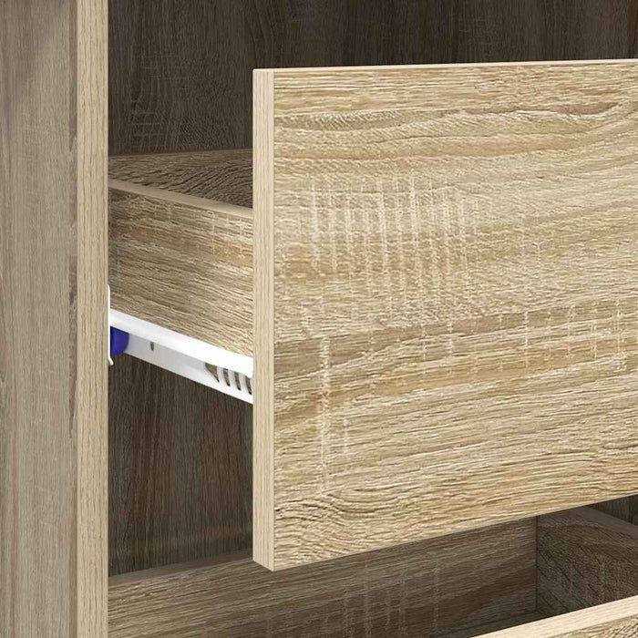 Birou cu sertar Stejar sonoma 90 x 37.5 x 75 cm Lemn compozit - WALTI WALTI