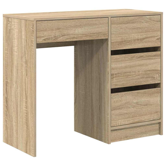 Birou cu sertar Stejar sonoma 90 x 37.5 x 75 cm Lemn compozit - WALTI WALTI