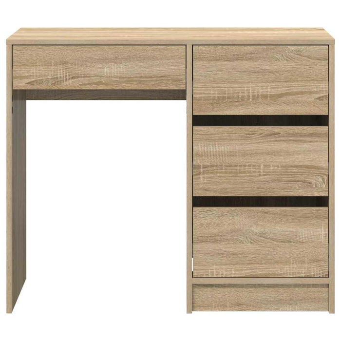 Birou cu sertar Stejar sonoma 90 x 37.5 x 75 cm Lemn compozit - WALTI WALTI