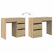 Birou cu sertar Stejar sonoma 90 x 37.5 x 75 cm Lemn compozit - WALTI WALTI