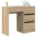 Birou cu sertar Stejar sonoma 90 x 37.5 x 75 cm Lemn compozit - WALTI WALTI