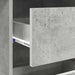 Birou cu sertar Gri beton 90 x 37.5 x 75 cm Lemn compozit - WALTI WALTI