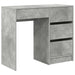 Birou cu sertar Gri beton 90 x 37.5 x 75 cm Lemn compozit - WALTI WALTI