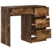 Birou cu sertar Stejar fumuriu 90 x 37.5 x 75 cm Lemn compozit - WALTI WALTI