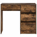 Birou cu sertar Stejar fumuriu 90 x 37.5 x 75 cm Lemn compozit - WALTI WALTI