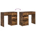 Birou cu sertar Stejar fumuriu 90 x 37.5 x 75 cm Lemn compozit - WALTI WALTI