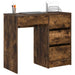 Birou cu sertar Stejar fumuriu 90 x 37.5 x 75 cm Lemn compozit - WALTI WALTI