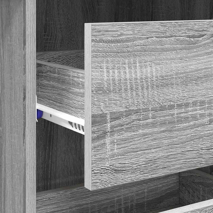 Birou cu sertar Gri Sonoma 90 x 37.5 x 75 cm Lemn compozit - WALTI WALTI