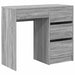 Birou cu sertar Gri Sonoma 90 x 37.5 x 75 cm Lemn compozit - WALTI WALTI