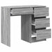 Birou cu sertar Gri Sonoma 90 x 37.5 x 75 cm Lemn compozit - WALTI WALTI