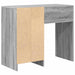 Birou cu sertar Gri Sonoma 90 x 37.5 x 75 cm Lemn compozit - WALTI WALTI