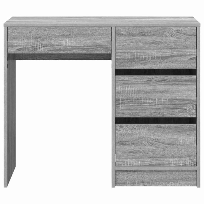 Birou cu sertar Gri Sonoma 90 x 37.5 x 75 cm Lemn compozit - WALTI WALTI