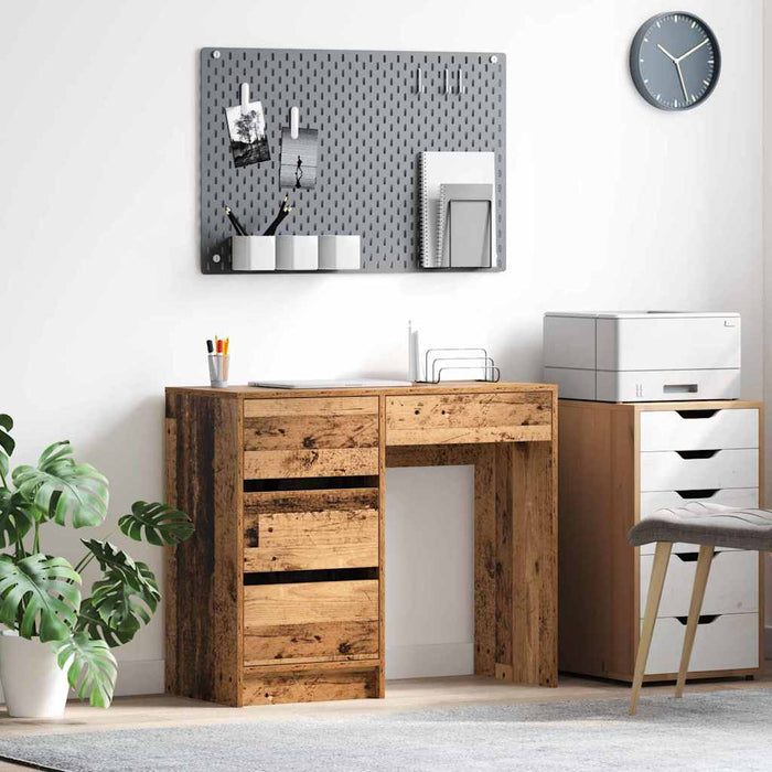 Birou cu sertar Lemn vechi 90 x 37.5 x 75 cm Lemn compozit - WALTI WALTI