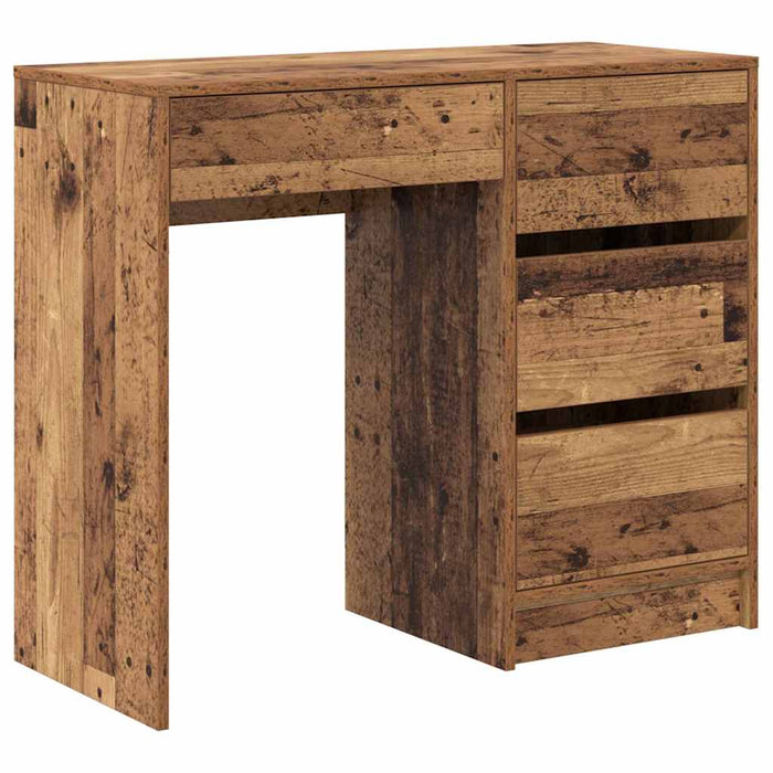 Birou cu sertar Lemn vechi 90 x 37.5 x 75 cm Lemn compozit - WALTI WALTI