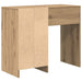 Birou cu raft stejar artizanal 90 x 37.5 x 75 cm Lemn compozit - WALTI WALTI