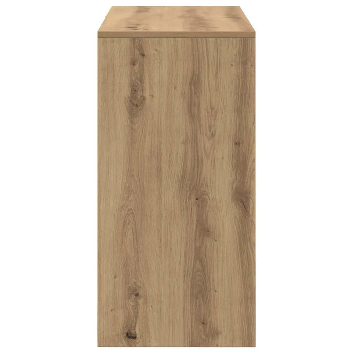 Birou cu raft stejar artizanal 90 x 37.5 x 75 cm Lemn compozit - WALTI WALTI