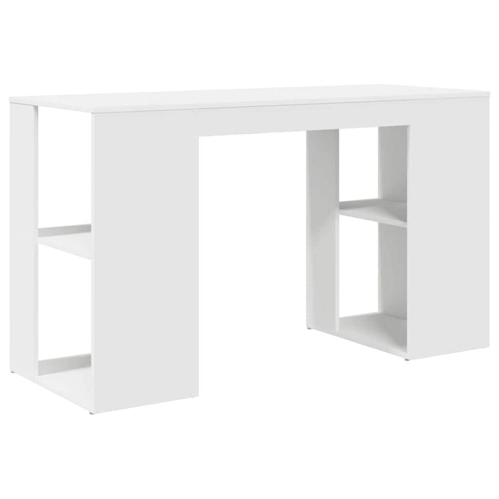Birou cu Depozitare Alb 130 x 50.5 x 75 cm Lemn compozit - WALTI WALTI