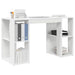 Birou cu Depozitare Alb 130 x 50.5 x 75 cm Lemn compozit - WALTI WALTI