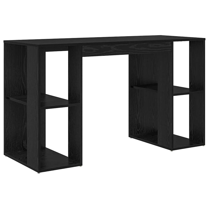 Birou cu Depozitare cu raft Stejar Negru 130 x 50.5 x 75 cm - WALTI WALTI