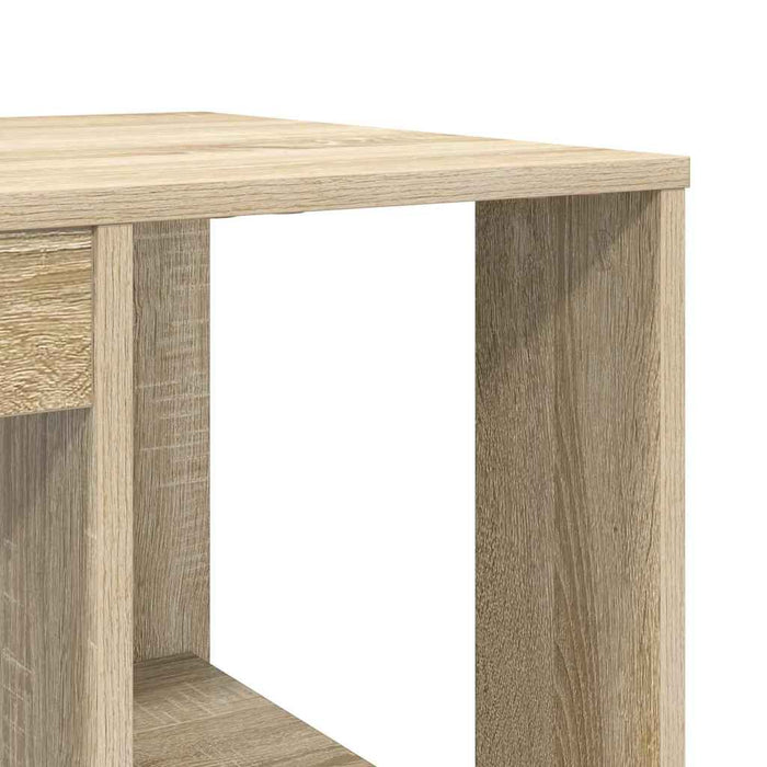 Birou cu Depozitare cu raft Stejar sonoma 130 x 50.5 x 75 cm - WALTI WALTI