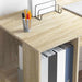 Birou cu Depozitare cu raft Stejar sonoma 130 x 50.5 x 75 cm - WALTI WALTI