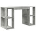 Birou cu Depozitare Gri beton 130 x 50.5 x 75 cm Lemn compozit - WALTI WALTI