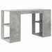 Birou cu Depozitare Gri beton 130 x 50.5 x 75 cm Lemn compozit - WALTI WALTI