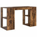 Birou cu Depozitare cu raft Stejar afumat 130 x 50.5 x 75 cm - WALTI WALTI