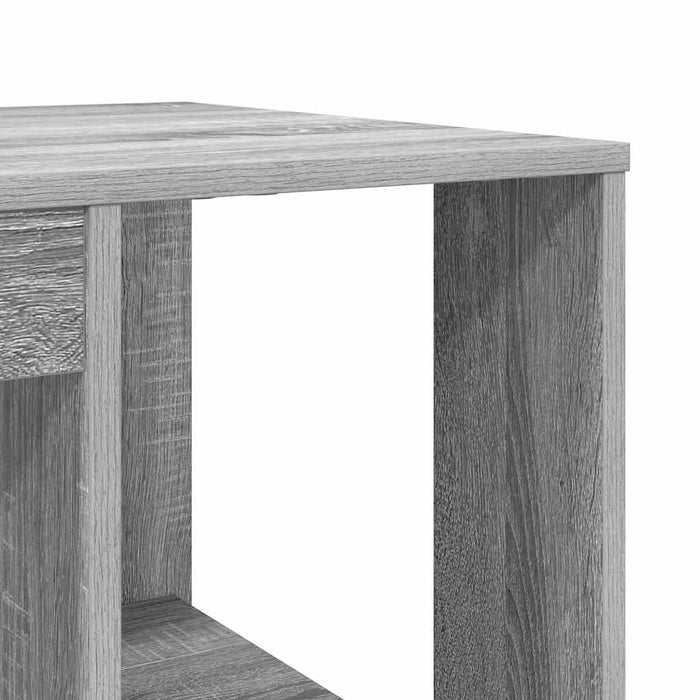 Birou cu Depozitare Gri Sonoma 130 x 50.5 x 75 cm Lemn compozit - WALTI WALTI